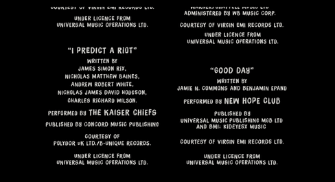 End credits classified as a website with a 60% probability